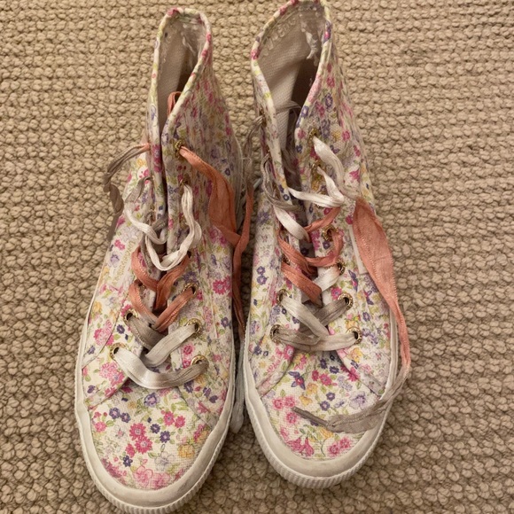 Superga x loveshackfancy high top sneakers - Picture 1 of 3